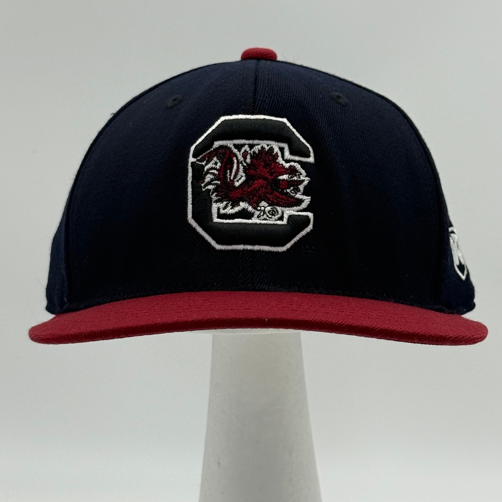 Top of the World South Carolina Gamecocks One Fit Hat Navy Blue Garnet Red Cap